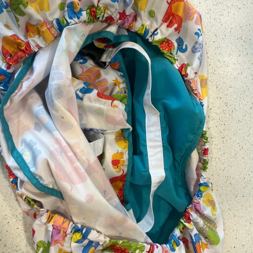 Kids Elephant Print Multicolor Activity Harness / Seat Cover